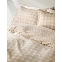 Gingham Bedding Set - Natural Mix, Cotton alternate view