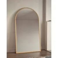 Wooden Arch Free Standing Mirror - Natural alternate view