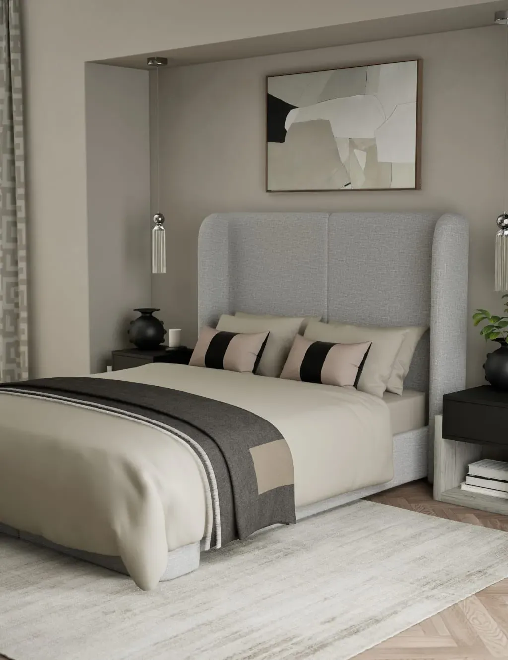 500 Thread Count Cotton Sateen Bedding Set - Taupe product