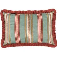 Enys Garden Large Cushion - Green Mix, Pure Cotton alternate view