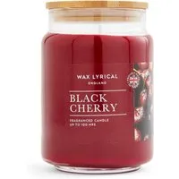 Black Cherry Jar Candle - Burgundy alternate view