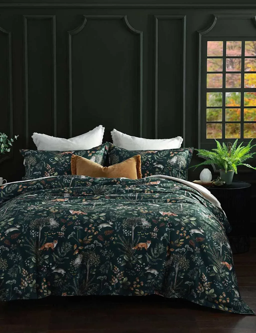 Briar Bedding Set - Green Mix, Pure Cotton product