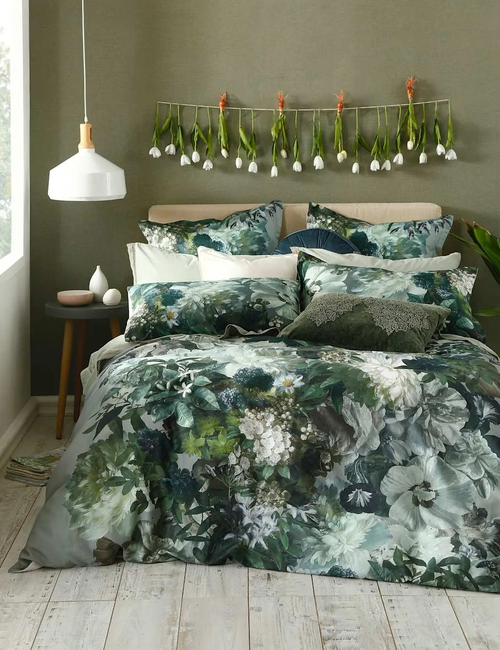 Florian Bedding Set - White Mix, Pure Cotton product