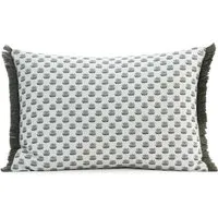 Jovany Bolster Cushion - White Mix, Cotton Linen Blend alternate view