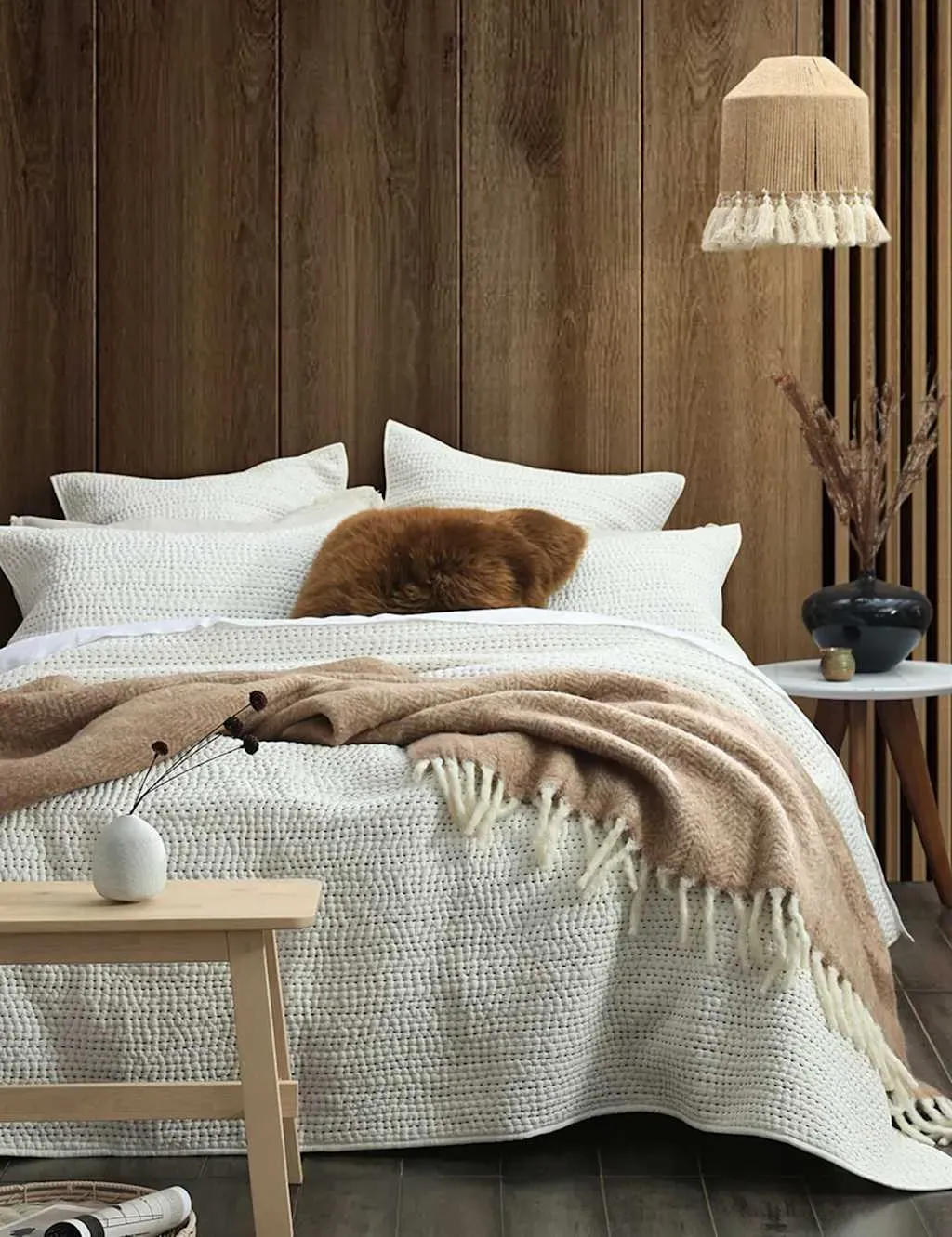 Loom Coverlet Set - Ivory, Cotton product