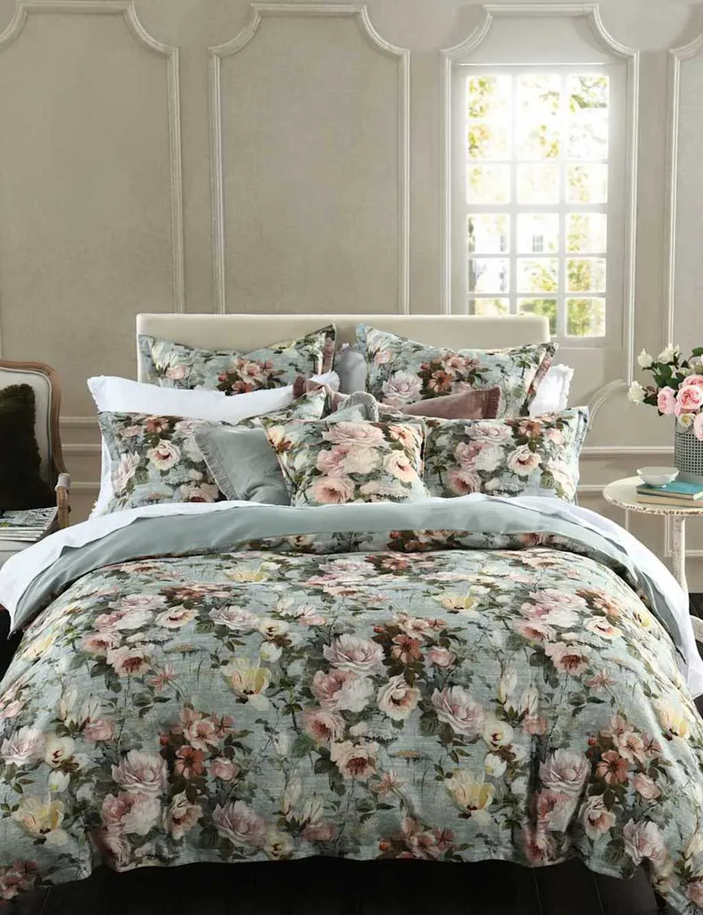 Odile Floral Duvet Cover Set - Multi, Cotton product