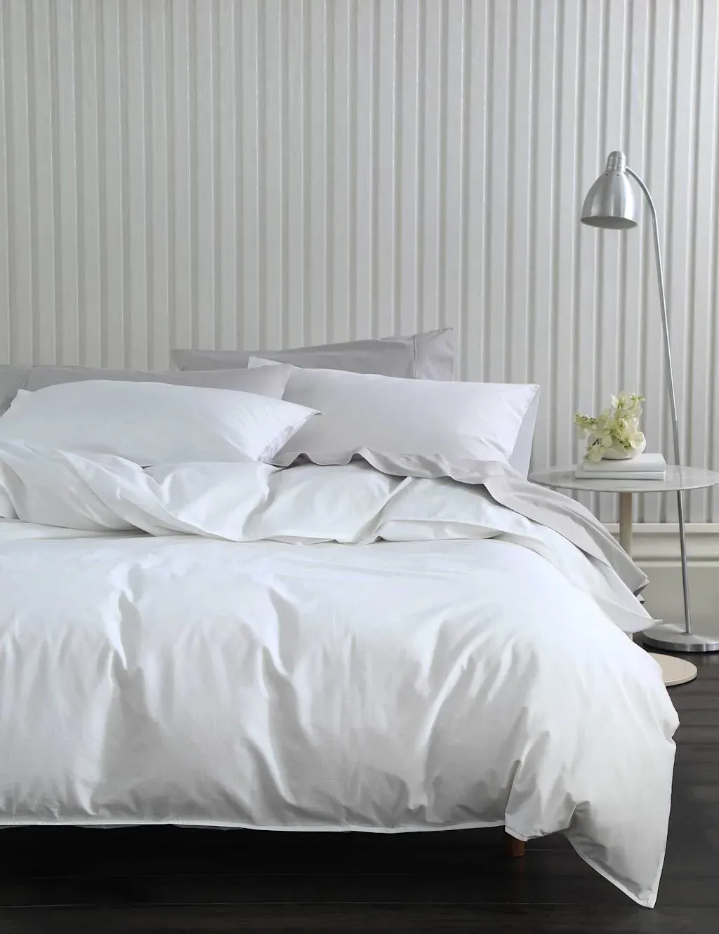 Pure Cotton Bedding Set - White product