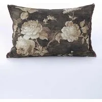 Pure Cotton Desdemona Bolster Cushion - Brown Mix, Cotton alternate view