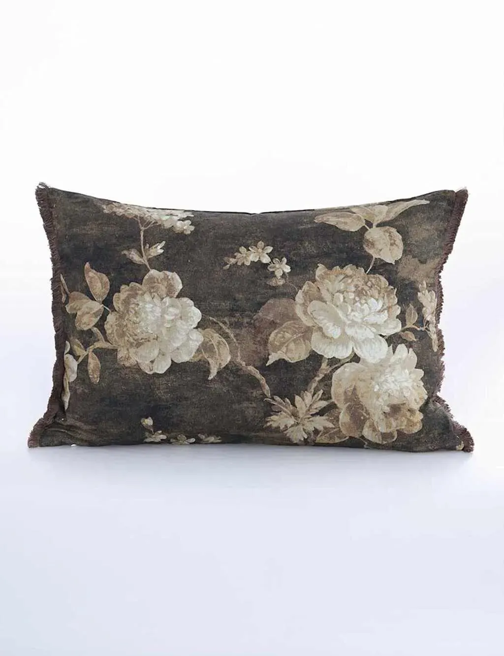 Pure Cotton Desdemona Bolster Cushion - Brown Mix, Cotton product