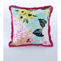 Ravello Cushion - Light Blue Mix, Cotton alternate view