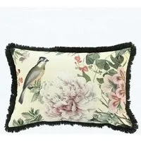Viola Bolster Cushion - Cream Mix, Cotton Linen Blend alternate view