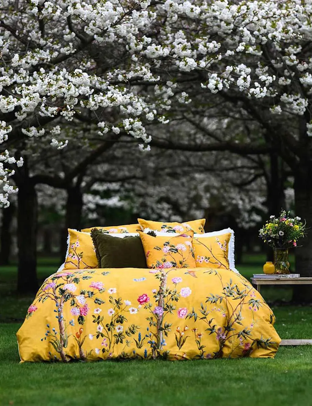 Yuki Bedding Set - Yellow Mix, Pure Cotton product