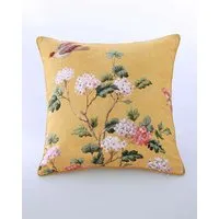 Yuki Pure Cotton Cushion - Yellow Mix alternate view
