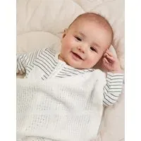 Cellular Blanket - White, Cotton Blend alternate view