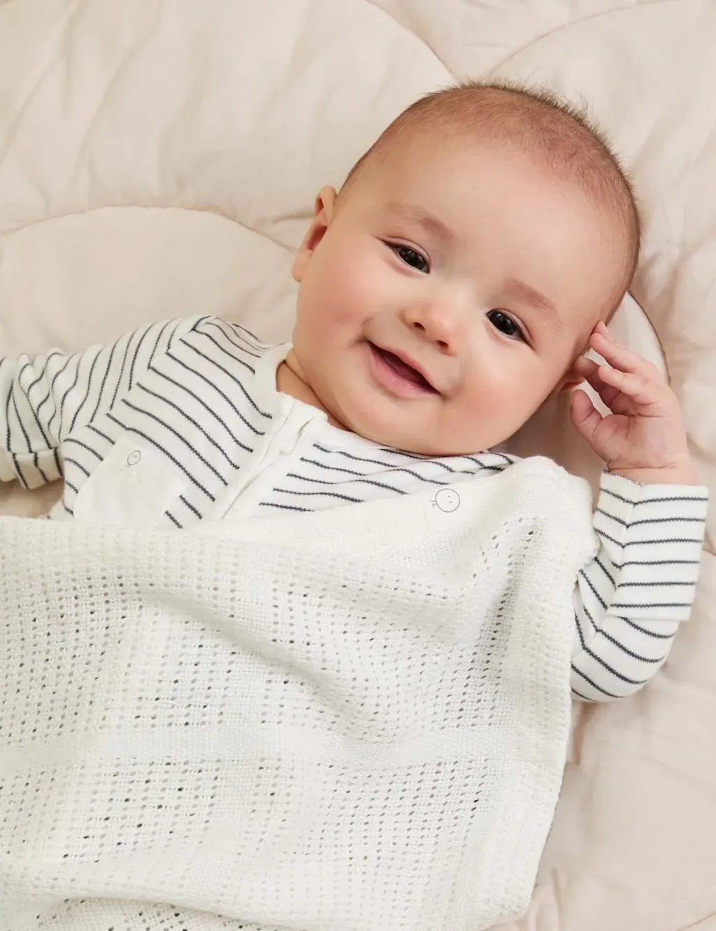 Cellular Blanket - White, Cotton Blend product