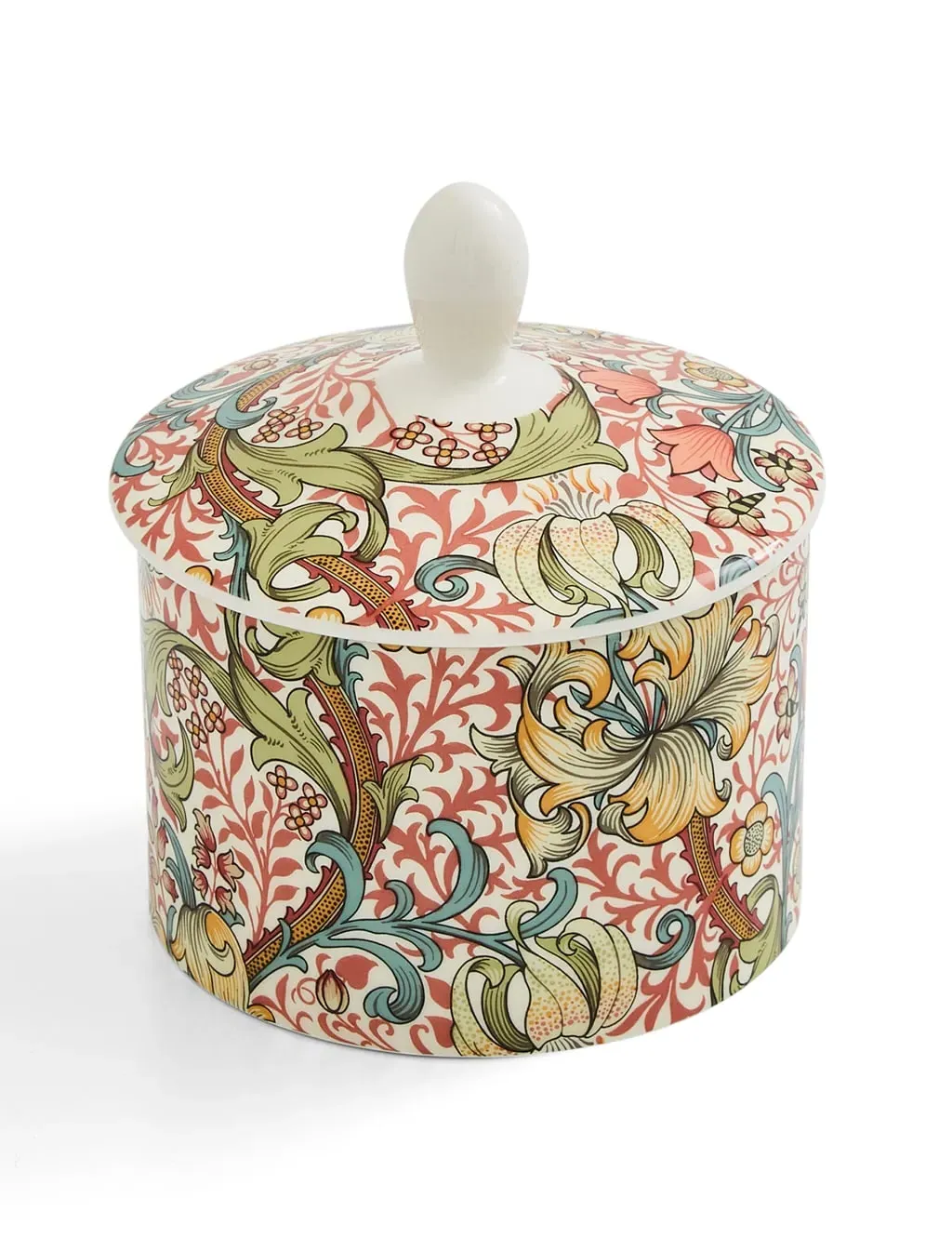 Golden Lily Floral Sugar Bowl - Multi product