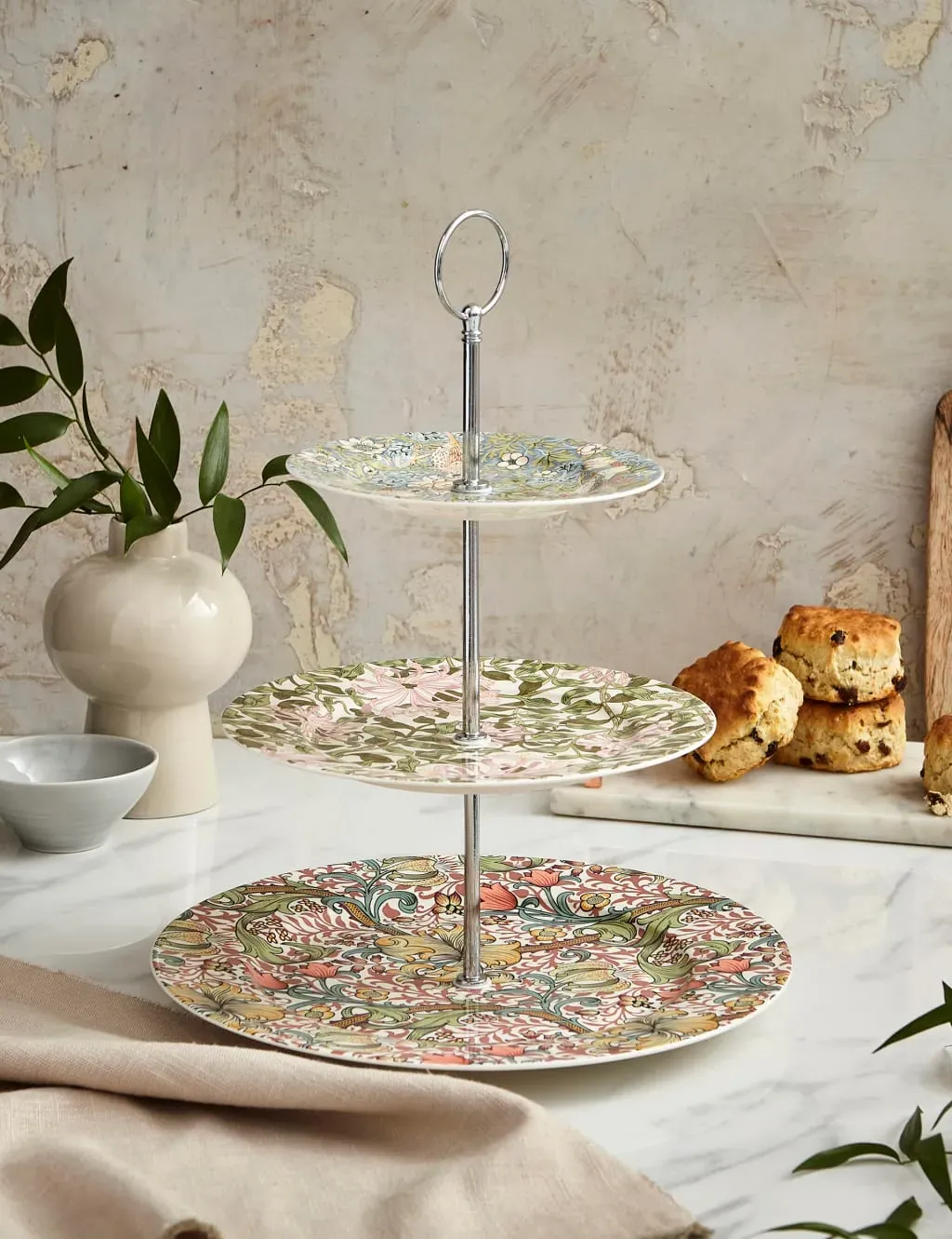 Morris & Co Patterned Round Cake Stand - Multi product