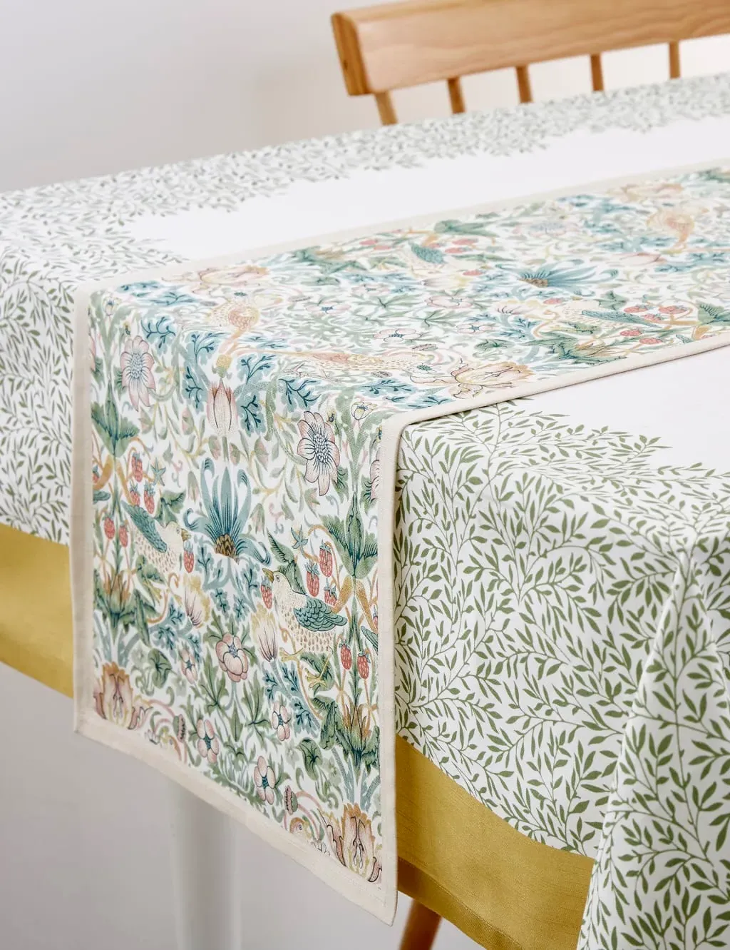 Strawberry Thief Pure Cotton Table Runner - Multi product