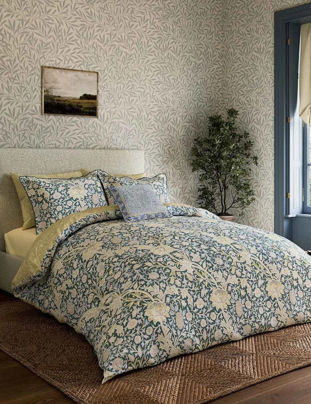 Trent Bedding Set - Blue Mix, Cotton Percale product