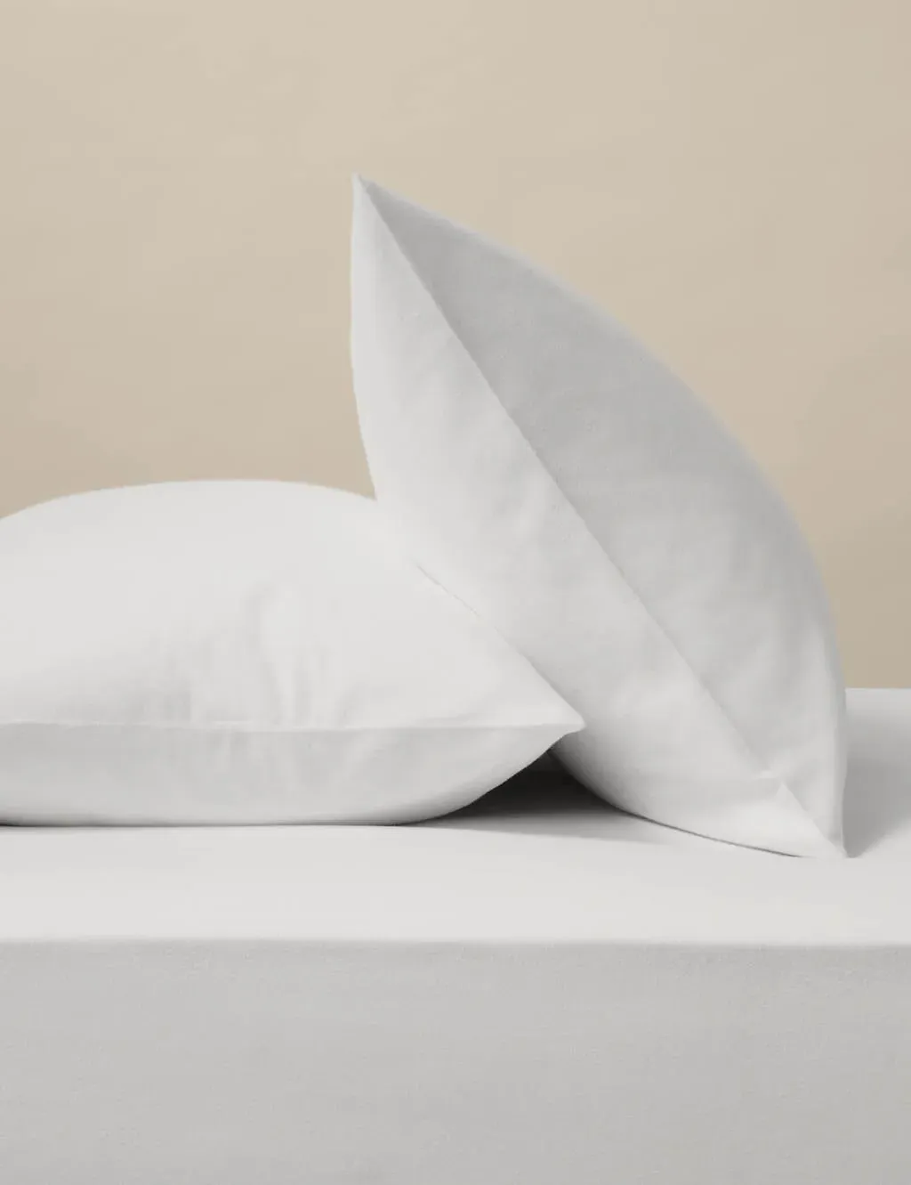 2 Pack Brushed Pillowcases - Dove, Pure Cotton product