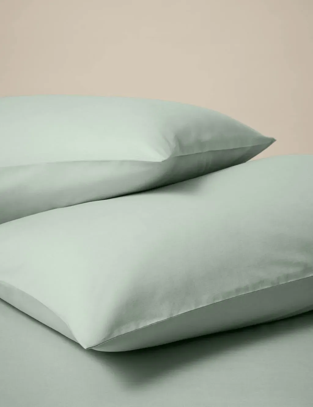 2 Pack Cotton Rich Pillowcases - Sage product