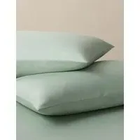 2 Pack Egyptian Cotton 400 Thread Count Pillowcases - Sage alternate view