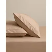 2 Pack Egyptian Cotton Pillowcases - Biscuit alternate view