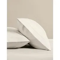 2 Pack Egyptian Cotton Pillowcases - Cream alternate view