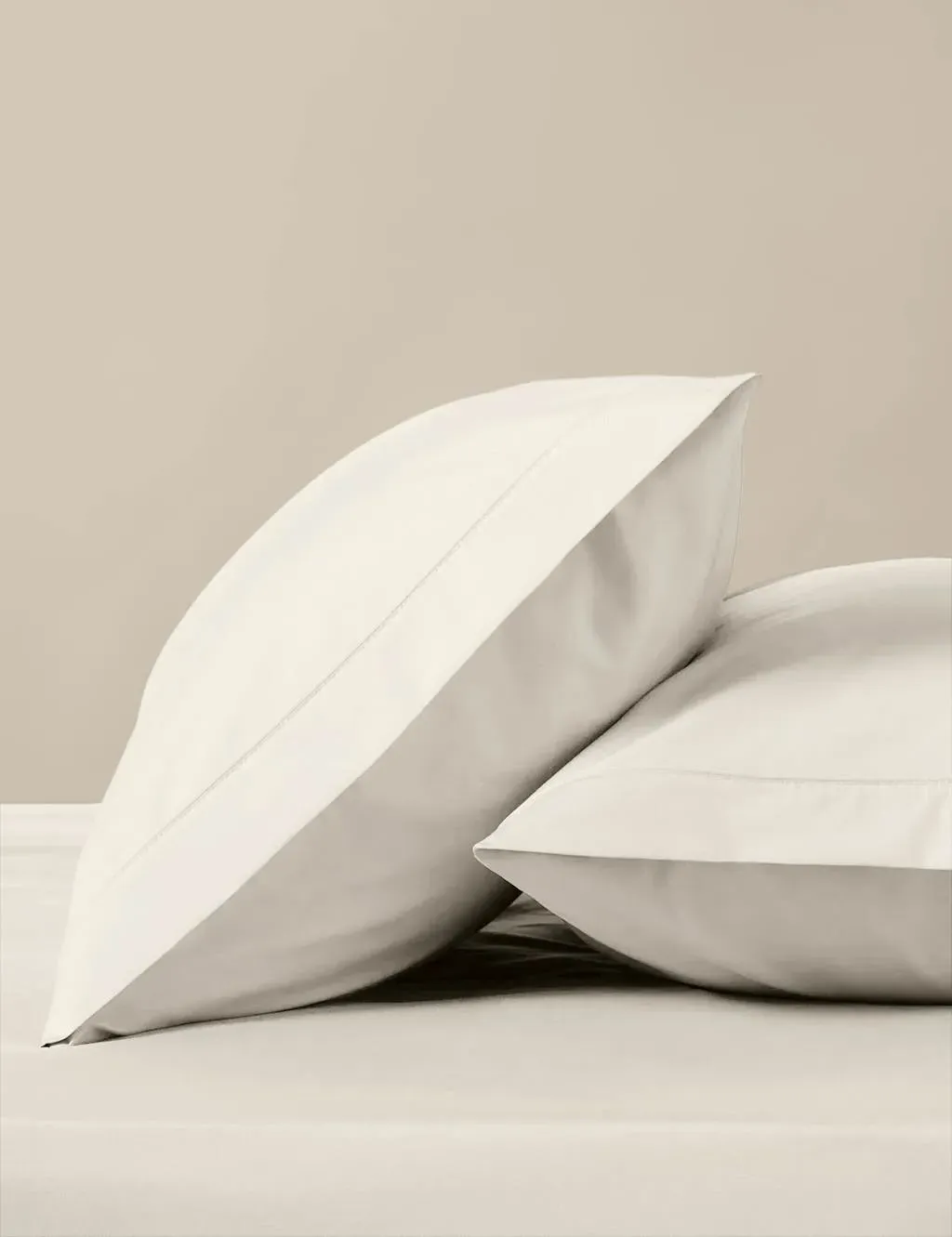 2 Pack Egyptian Cotton Pillowcases - Cream product
