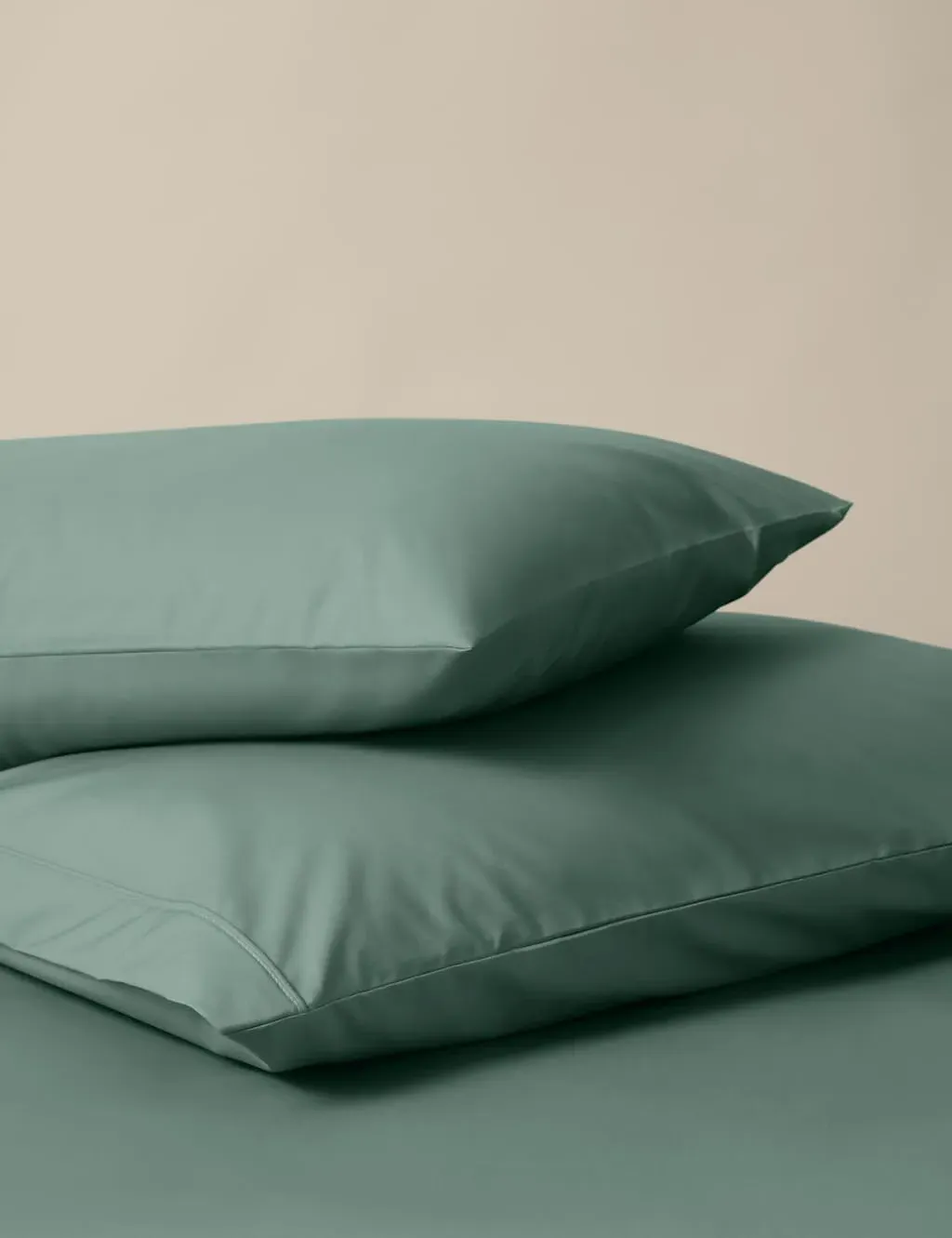 2 Pack Egyptian Cotton Pillowcases - Smokey Green product