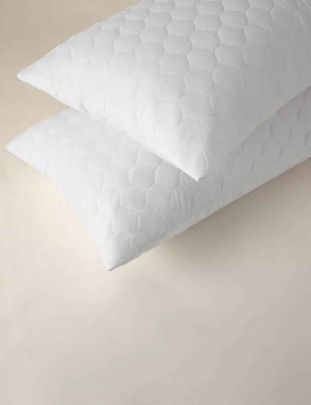 2 Pack Microfibre Pillow Protectors - White product