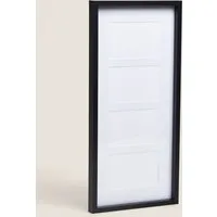 4 Aperture Photo Frame 6x4" - Black, Wood Effect alternate view