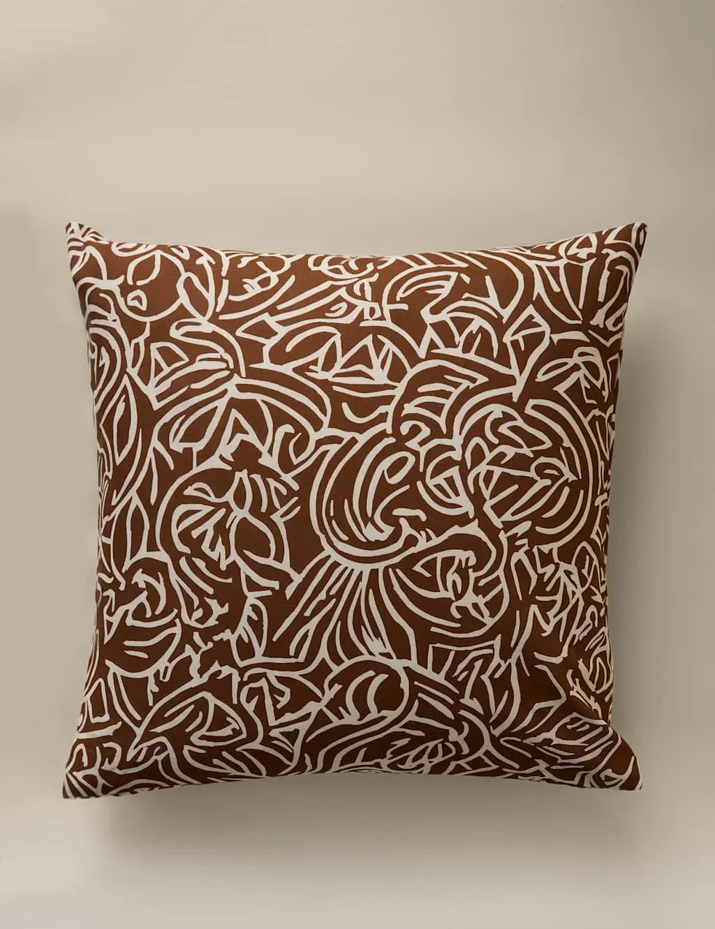 Abstract Swirl Cushion Cover - Spice Mix, Cotton product