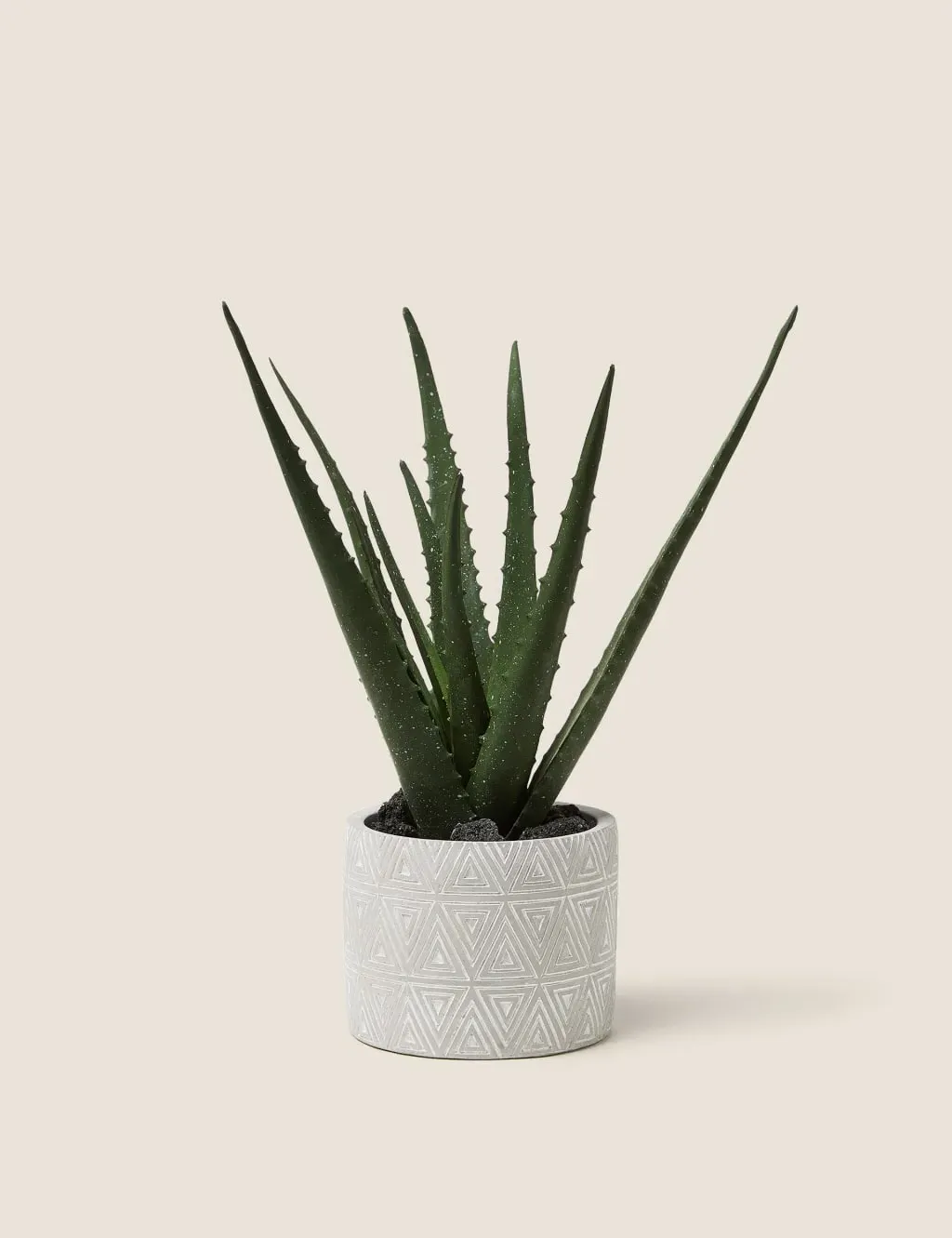 Artificial Aloe Plant in Pot - Green product