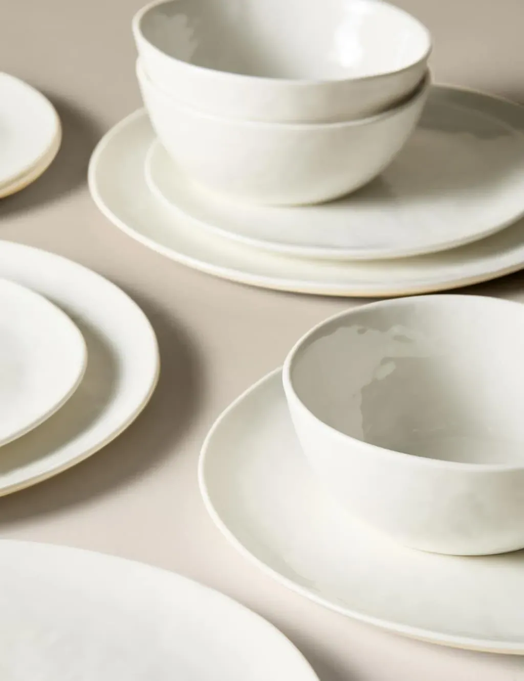 Artisan 12-Piece Dinner Set - White, China product
