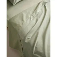 Body Sensor™ Flat Sheet - Green, Cotton alternate view