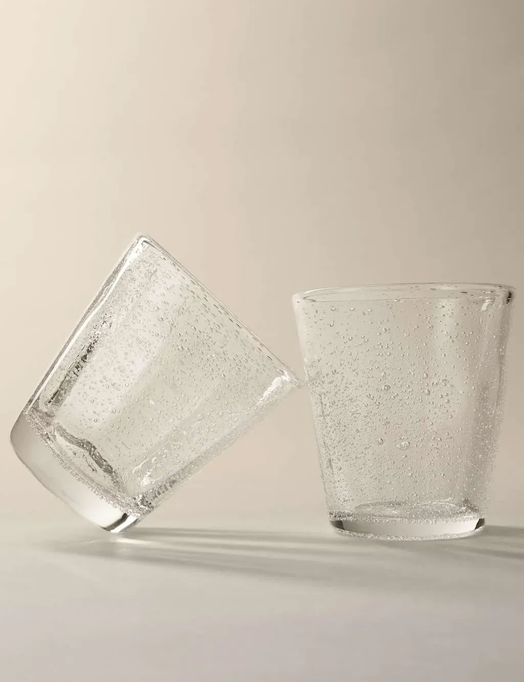 Bubble Set of 2 Tumblers - Clear, Glass product