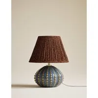 Ceramic Bobble Table Lamp - Blue alternate view