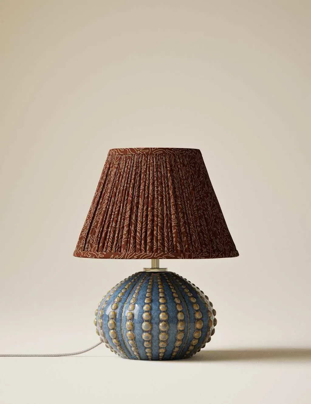 Ceramic Bobble Table Lamp - Blue product