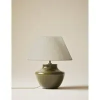 Ceramic Urn Base Table Lamp - Green alternate view