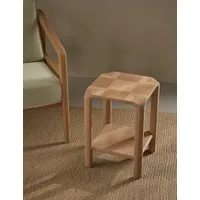 Check Side Table - Oak alternate view