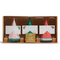 Christmas Party Hat Place Card Holder Pack with Game alternate view