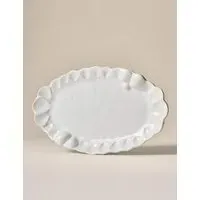 Coastal Bohemia Serving Platter - White Mix, Stoneware alternate view