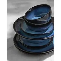 Amberley 12 Piece Dinner Set - Navy, Stoneware alternate view
