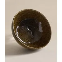 Straight Side Cereal Bowl with Reactive Glaze - Khaki, Stoneware alternate view