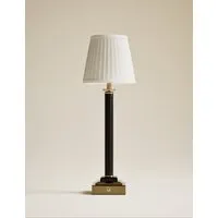 Column Pillar Rechargeable Table Lamp - Black, Resin alternate view