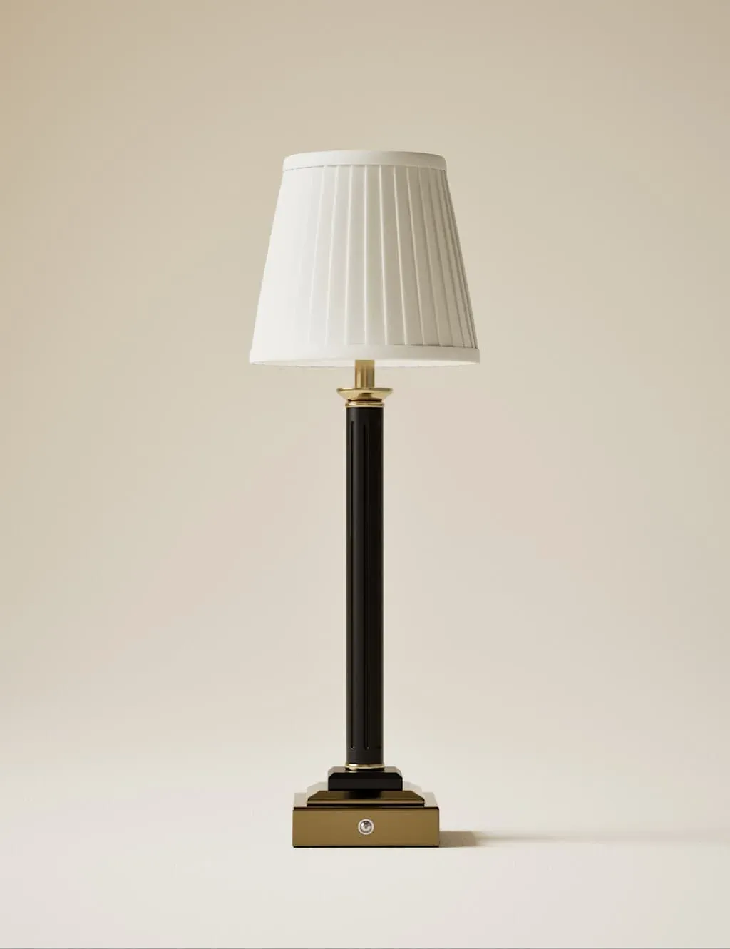 Column Pillar Rechargeable Table Lamp - Black, Resin product