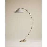 Andie Curved Floor Lamp - Antique Brass alternate view