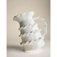 Ruffle Layer Jug - Cream, Stoneware alternate view