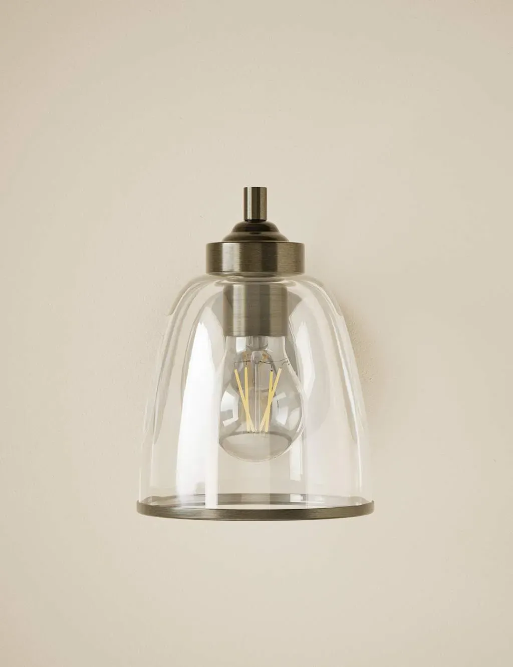 Core Glass Wall Light - Antique Brass product